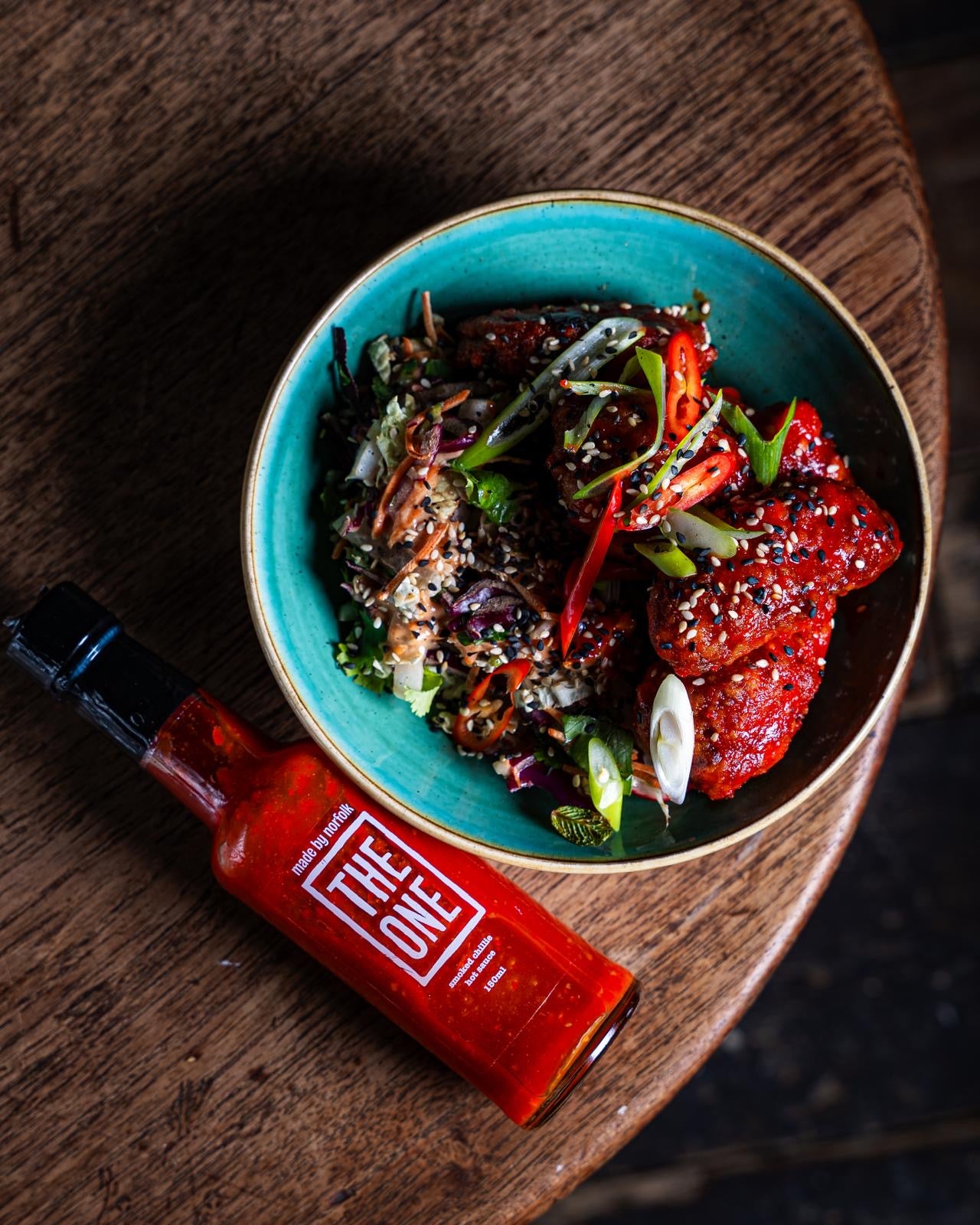 Smoked chillie hot sauce 150ml ‘on the huh’
