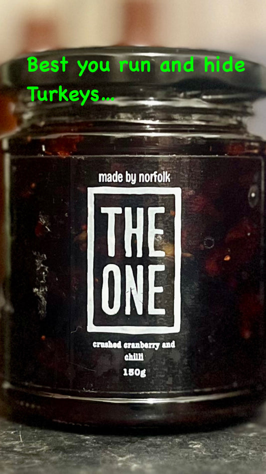 Crushed cranberry, lemon and chilli jam 200ml